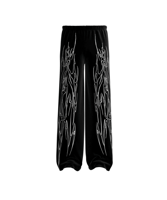 VenomStrike Unisex Joggers in premium black cotton