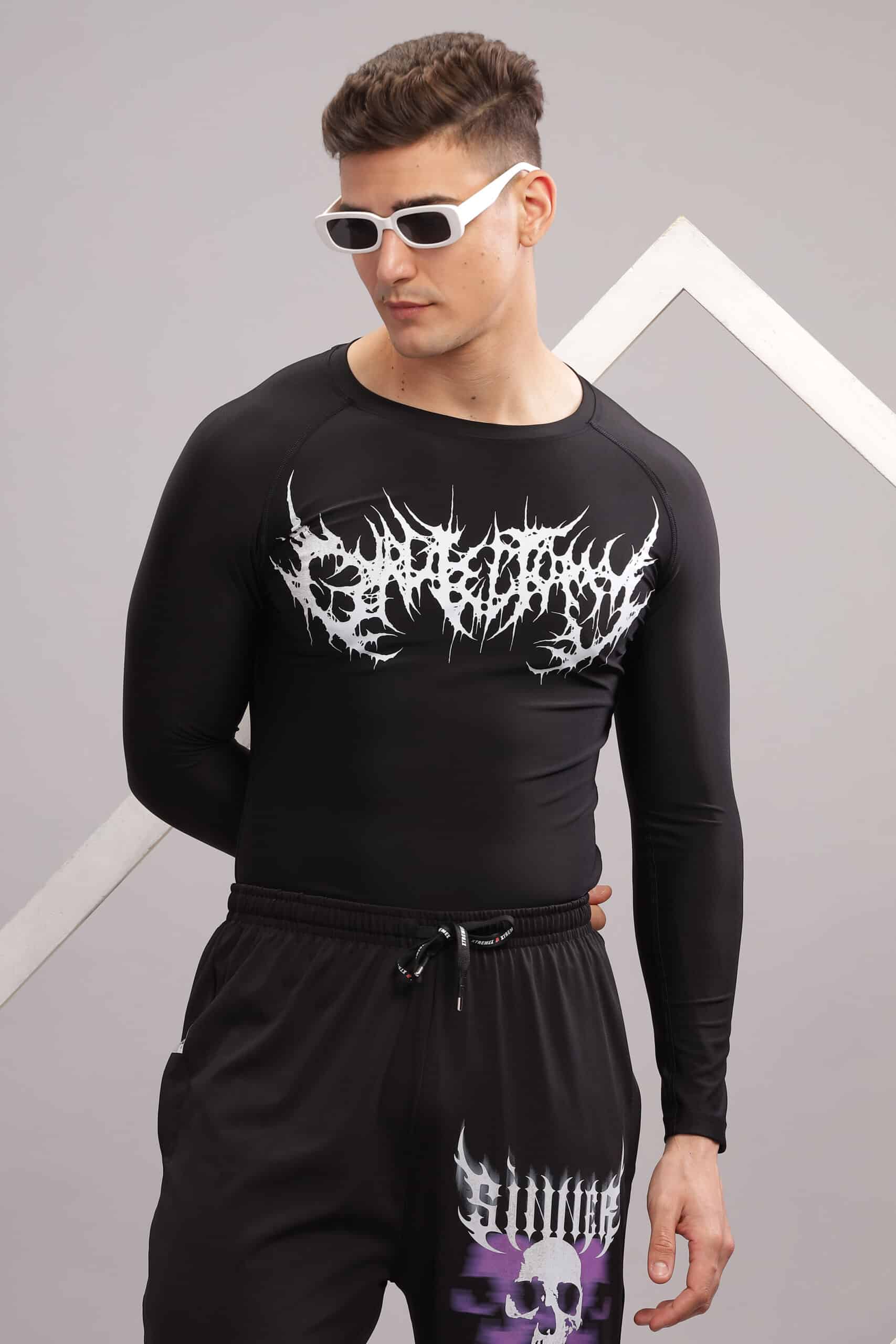 Villain Compression Tshirt Full Sleeve