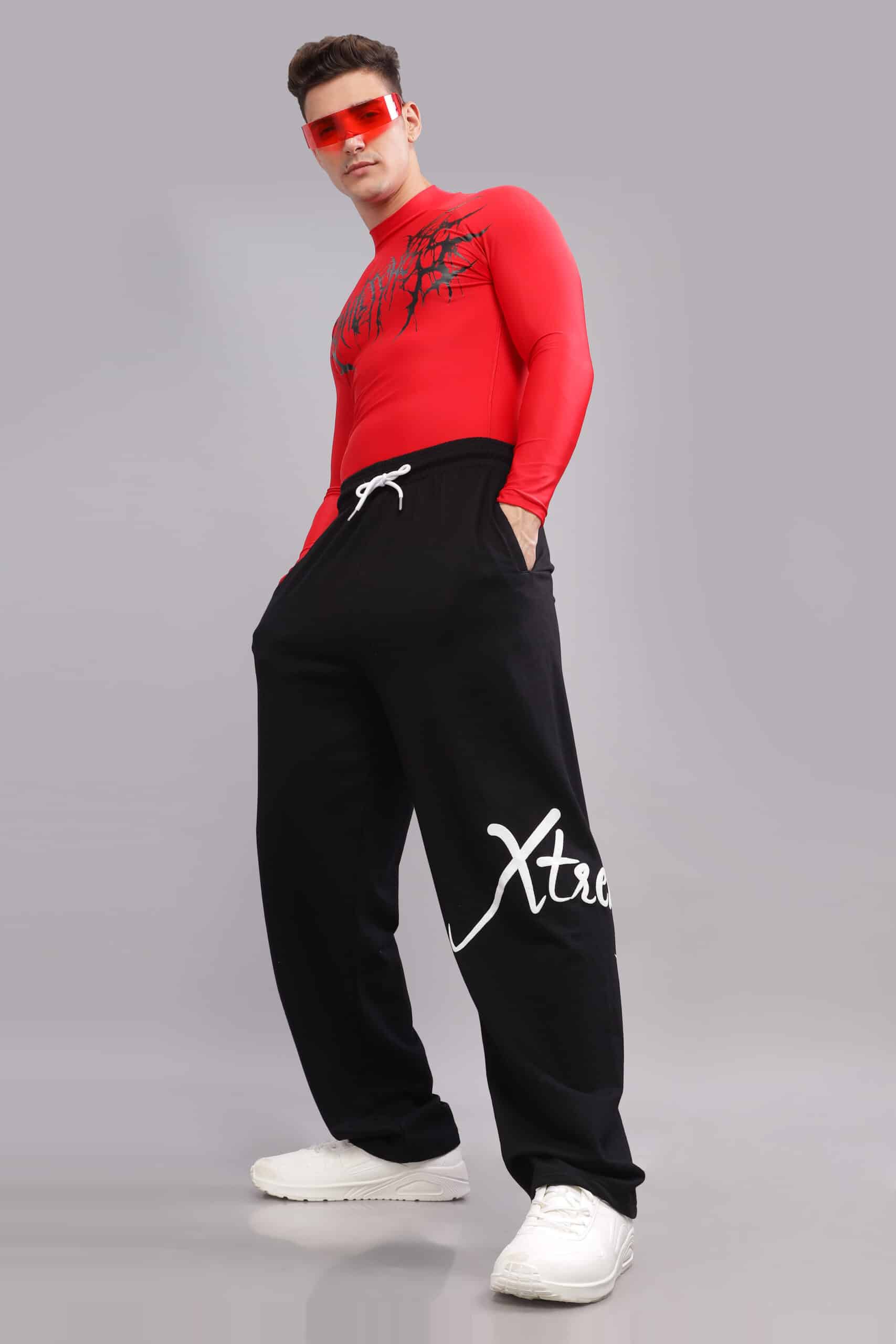 Image of Venom High Neck Compression Tshirt Full Sleeve