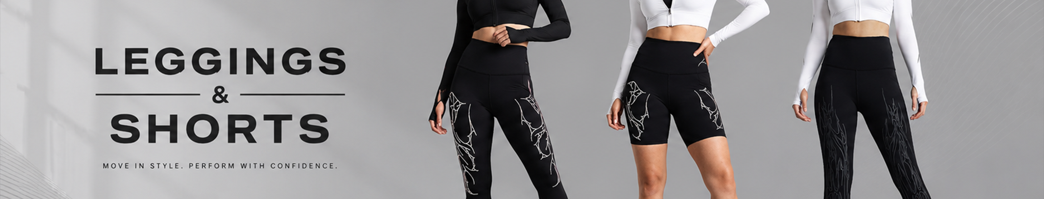 Women's leggings and shorts for active performance