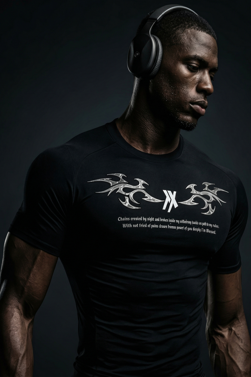 Steelix premium compression sportswear T-shirt for men