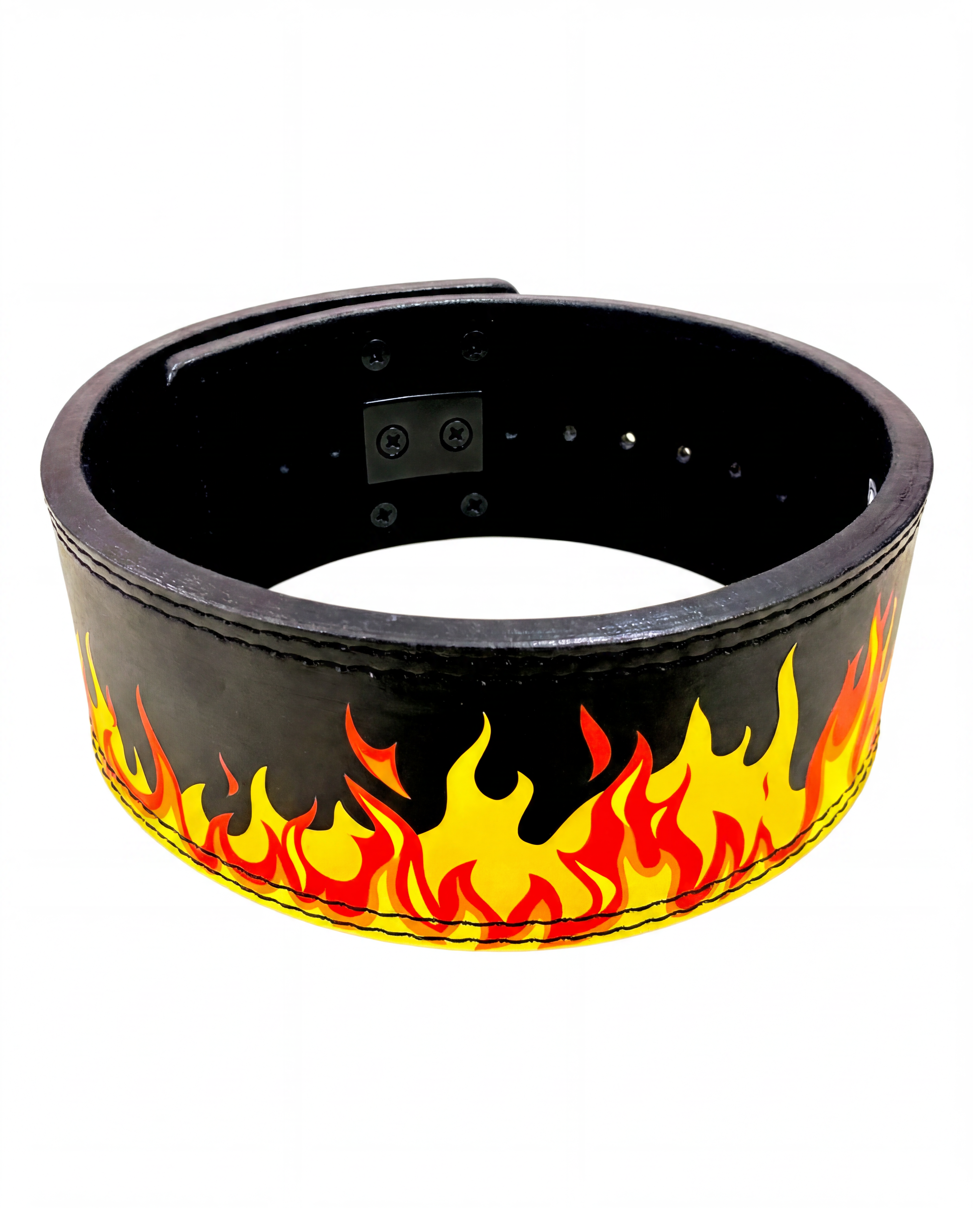 Image of XTREMEX POWERLIFTING 13MM LEVER BELT - FLAME BLACK