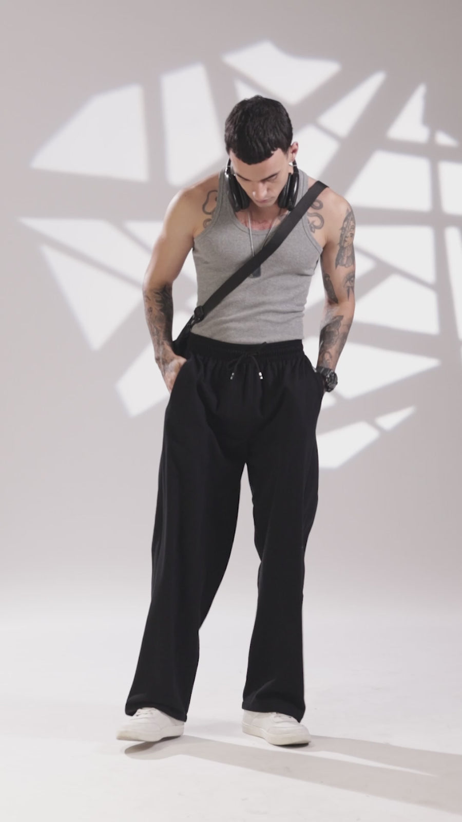 Men's Twinzip joggers premium streetwear casual style ifm