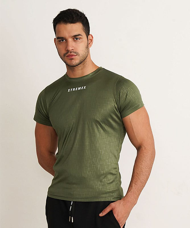 Essential Slim Fit Tshirt Olive S - Main Image