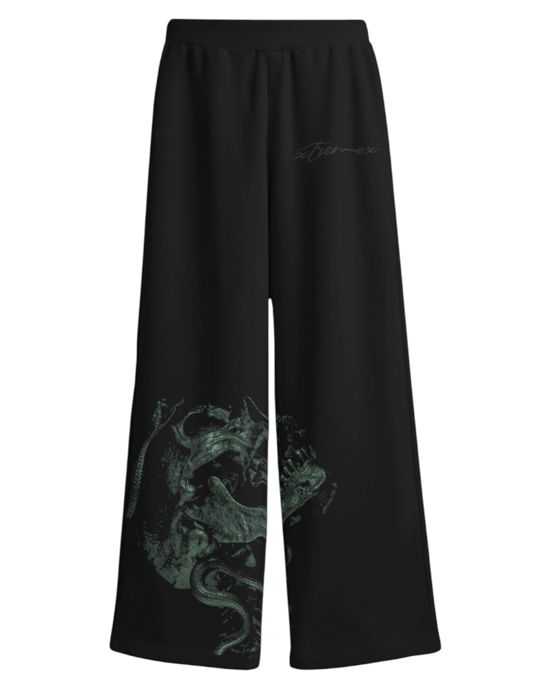 Shadow Skull premium cotton unisex joggers with graphics