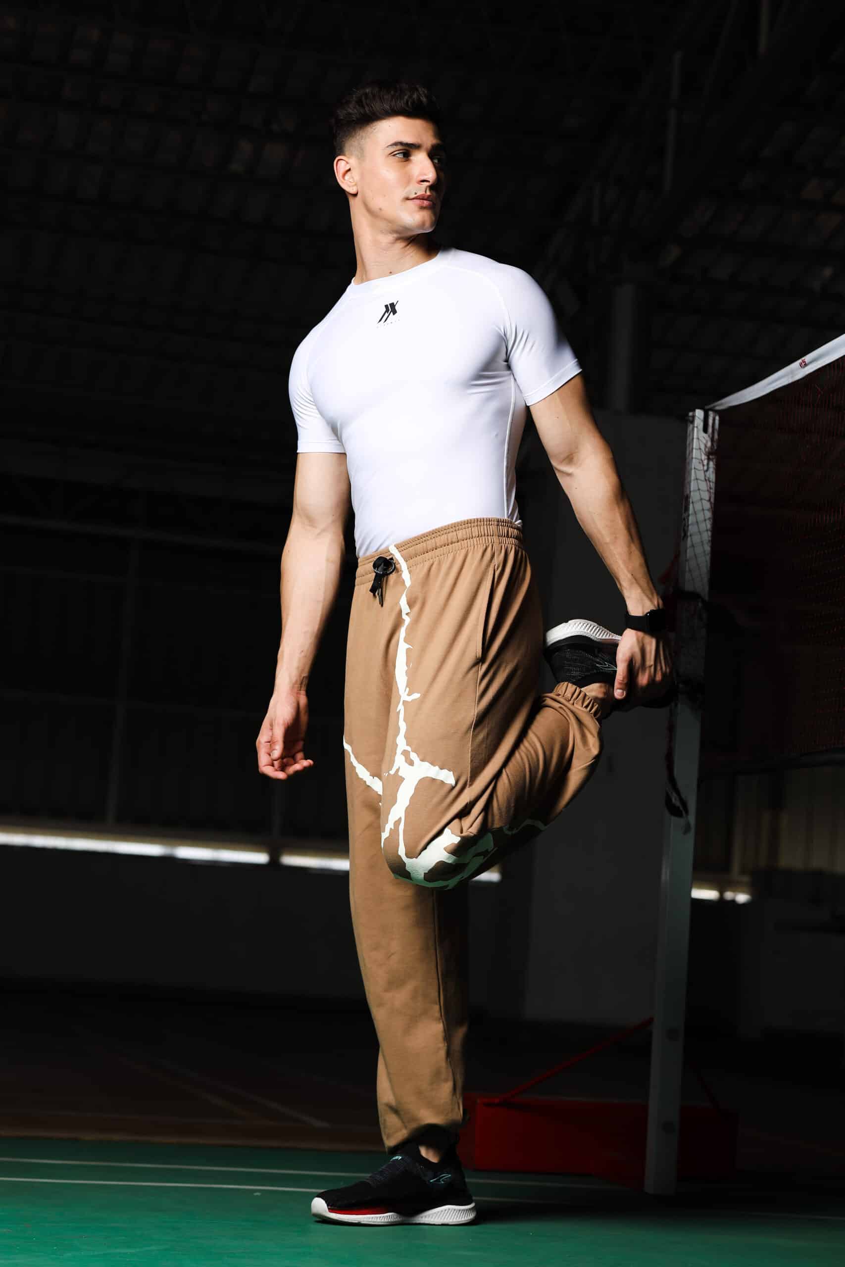 Xtend Unisex Summer Joggers Brown