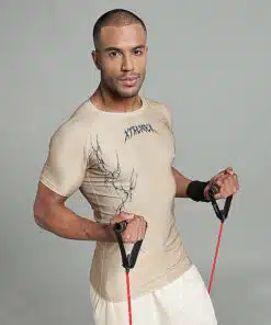Alpha Compression Tshirt Half Sleeve - mustard yellow, L